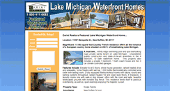 Desktop Screenshot of lakemichiganwaterfronthomes.com